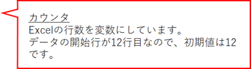 カウンタ変数