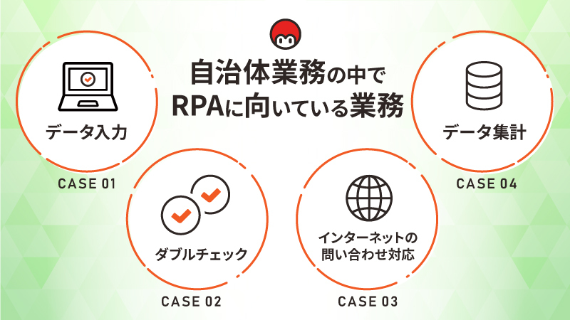 自治体業務の中でRPAに向いている業務